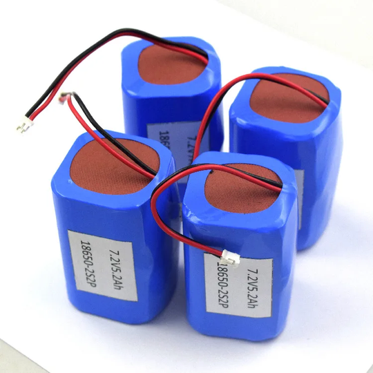 Cylindrical 18650-2S2P 7.4V  5200mah Li-ion Battery Pack (A-grade cell）