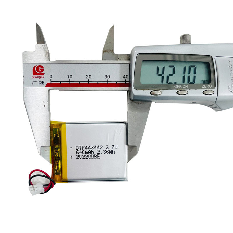 443442 640mAh with CE & RoHS | 3.7V LiPo Lithium Ion Battery