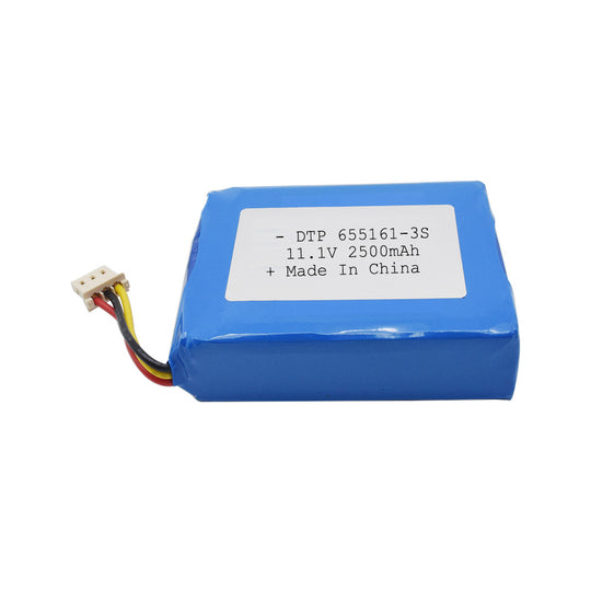 11.1V Lithium Battery Pack 655161-3S 2500mah