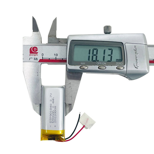 901840 650mAh 3.7V Lithium Ion Battery (A-grade cell）