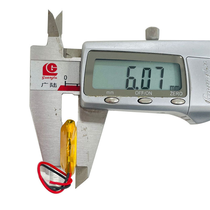 602025 250mAh with UN38.3, UL1642, IEC62133, CB, KC62133, MSDS/SDS| 3.7V LiPo Lithium Ion Battery