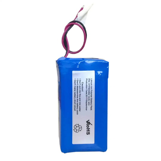 14.8V Lithium Battery Pack 803464-4S 2000mah
