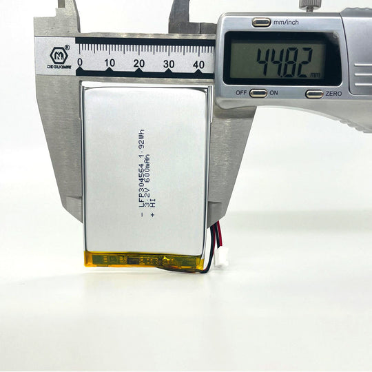 304564 600mAh | 3.2V LiFePO4 Battery