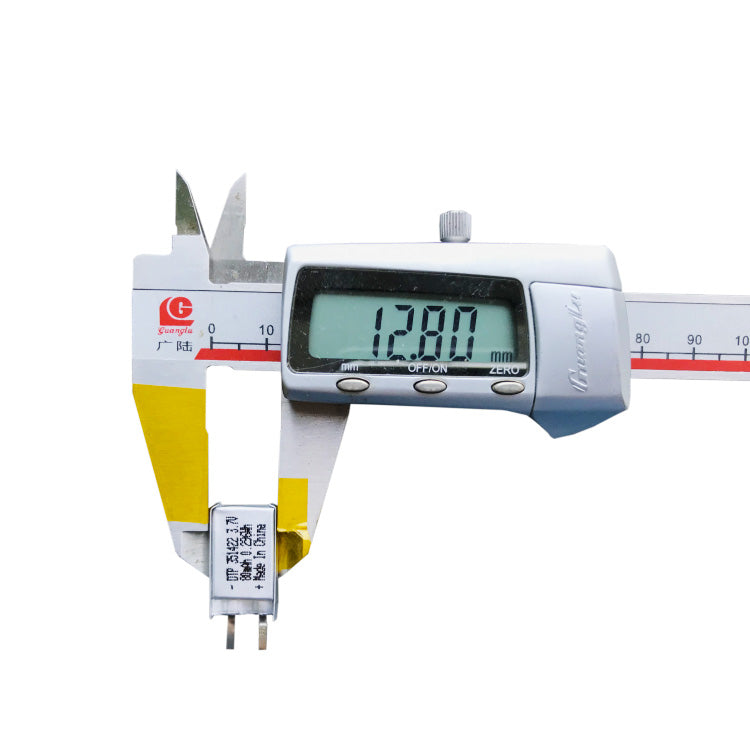 351422 80mAh with KC62133 | 3.7V LiPo Lithium Ion Battery