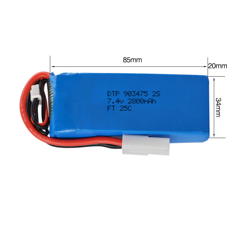 7.4V Lithium Battery Pack 903475-2S 2000mah