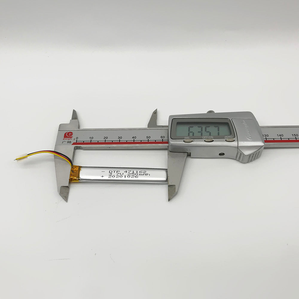 471162 250mAh | 3.7V LiPo Lithium Ion Battery
