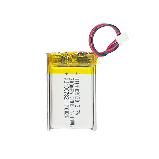 602030 300mAh with KC62133, CB, BIS, UL1642 & RoHS | 3.7V LiPo Lithium Ion Battery