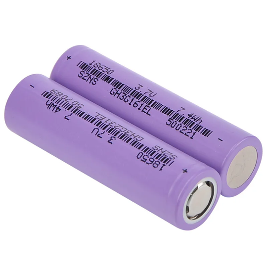 Cylindrical 18650 3.7V 2000mah Li-ion Battery (A-grade cell）