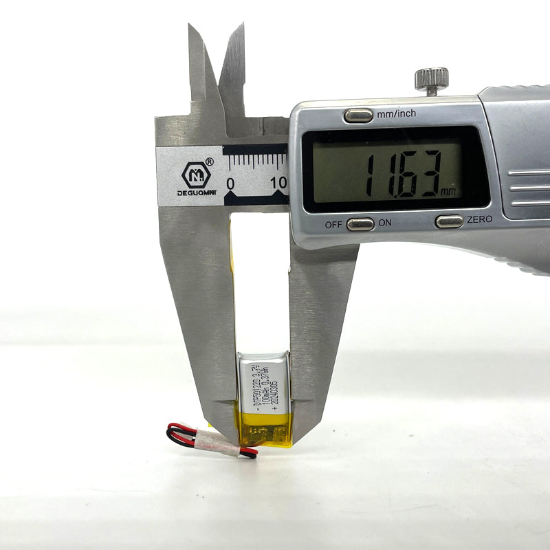501220 100mAh with KC62133, UN38.3, CB & CE | 3.7V LiPo Lithium Ion Battery