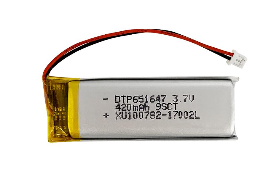 651647 420mAh with KC62133 | 3.7V LiPo Lithium Ion Battery