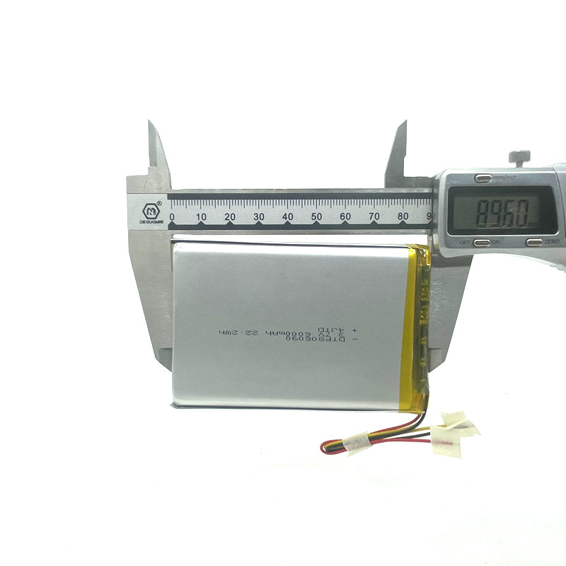 806090 6000mAh with UL1642, CE & RoHS | 3.7V LiPo Lithium Ion Battery