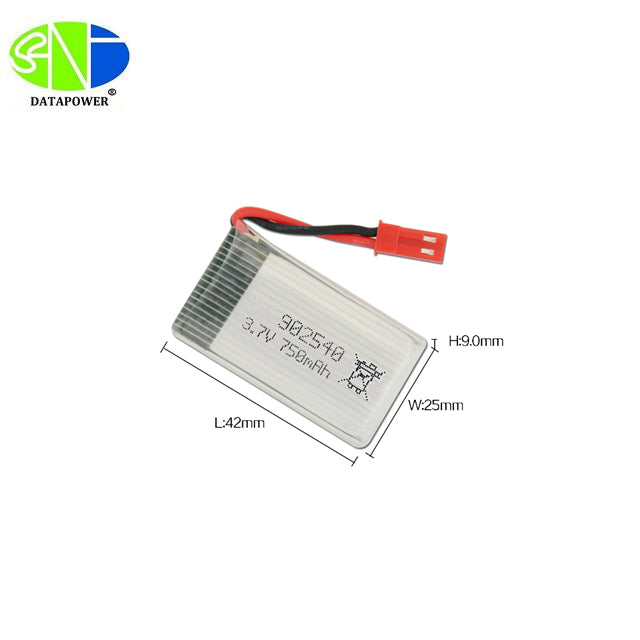 902540 800mAh with UN38.3, KC62133, CE | 3.7V LiPo Lithium Ion Battery