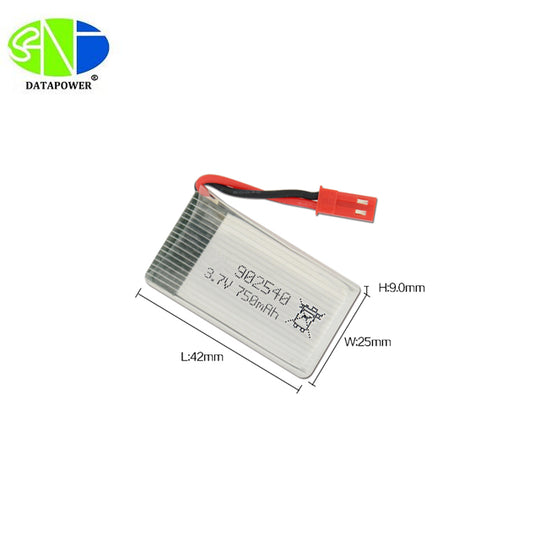 902540 800mAh with UN38.3, KC62133, CE | 3.7V LiPo Lithium Ion Battery