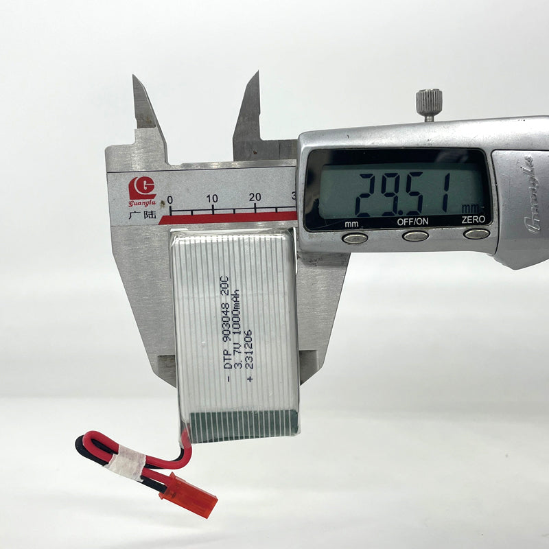 903048 1000mAh | 3.7V 20C High Rate Lithium Battery
