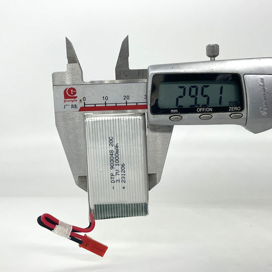 903048 1000mAh | 3.7V 20C High Rate Lithium Battery