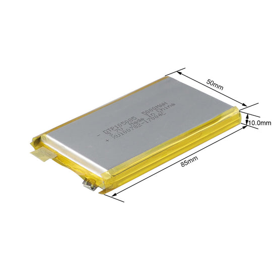 105085 5000mAh with KC62133, BIS & RoHS | 3.7V LiPo Lithium Ion Battery