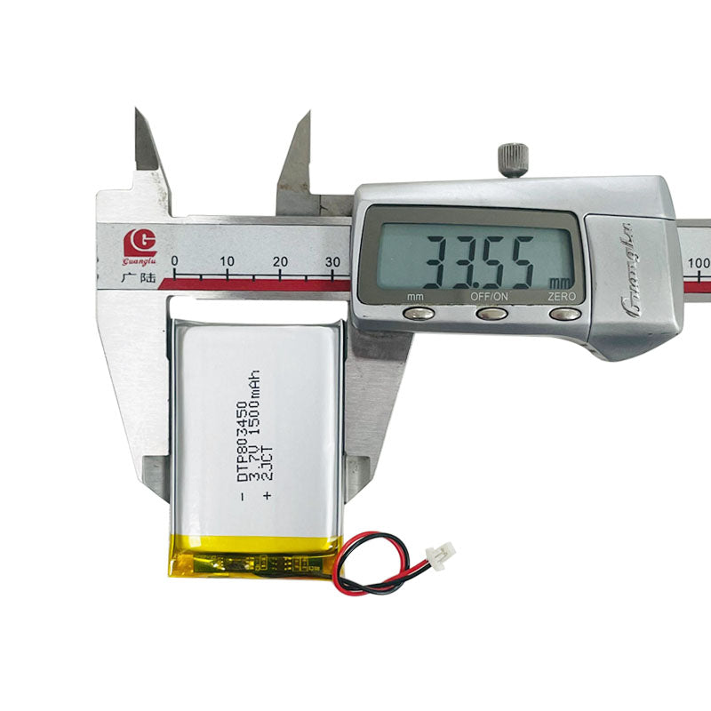 803450 1500mAh with RoHS | 3.7V LiPo Lithium Ion Battery