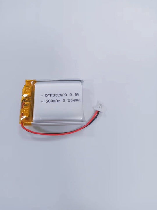 802428 580mAh with UN38.3, IEC62133 & PSE | 3.8V High-Voltage LiPo Lithium Ion Battery