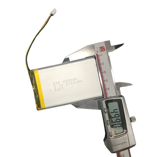 455080 2100mAh with UN38.3 | 3.7V LiPo Lithium Ion Battery