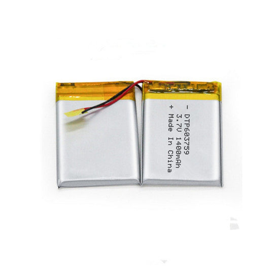603759 1400mAh | 3.7V LiPo Lithium Ion Battery