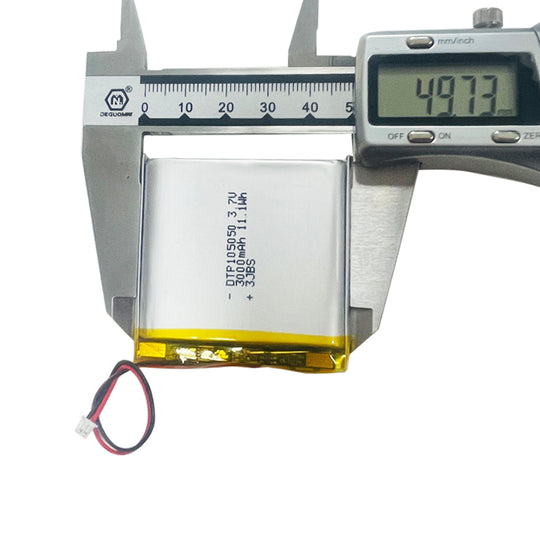 105050 3000mAh with KC62133, UN38.3, UL1642, CE & RoHS | 3.7V LiPo Lithium Ion Battery