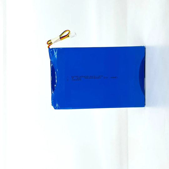 7.4V Lithium Battery Pack 3568100-2S 3000mAh with UN38.3 & PSE