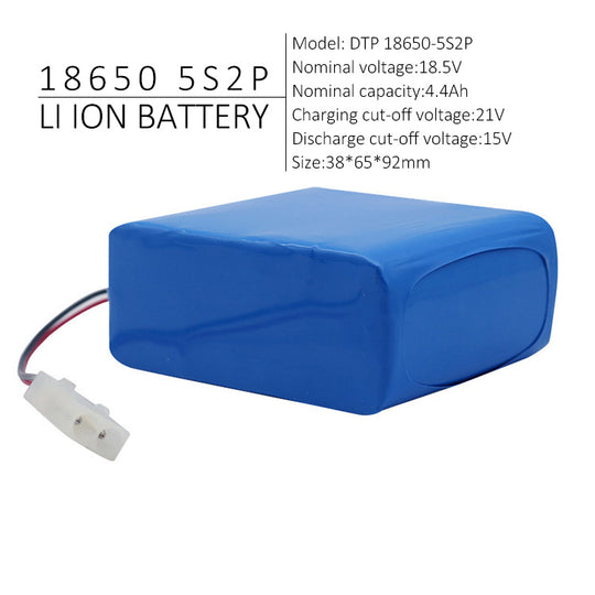 Cylindrical 18650-5S2P 18.5V  4400mah Li-ion Battery Pack (A-grade cell）