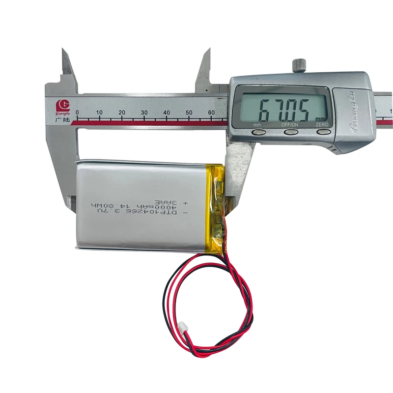 104266 4000mAh | 3.7V LiPo Lithium Ion Battery