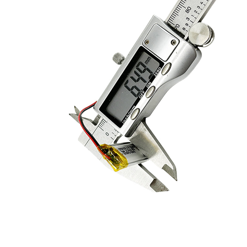661535 350mAh with KC62133 | 3.7V LiPo Lithium Ion Battery