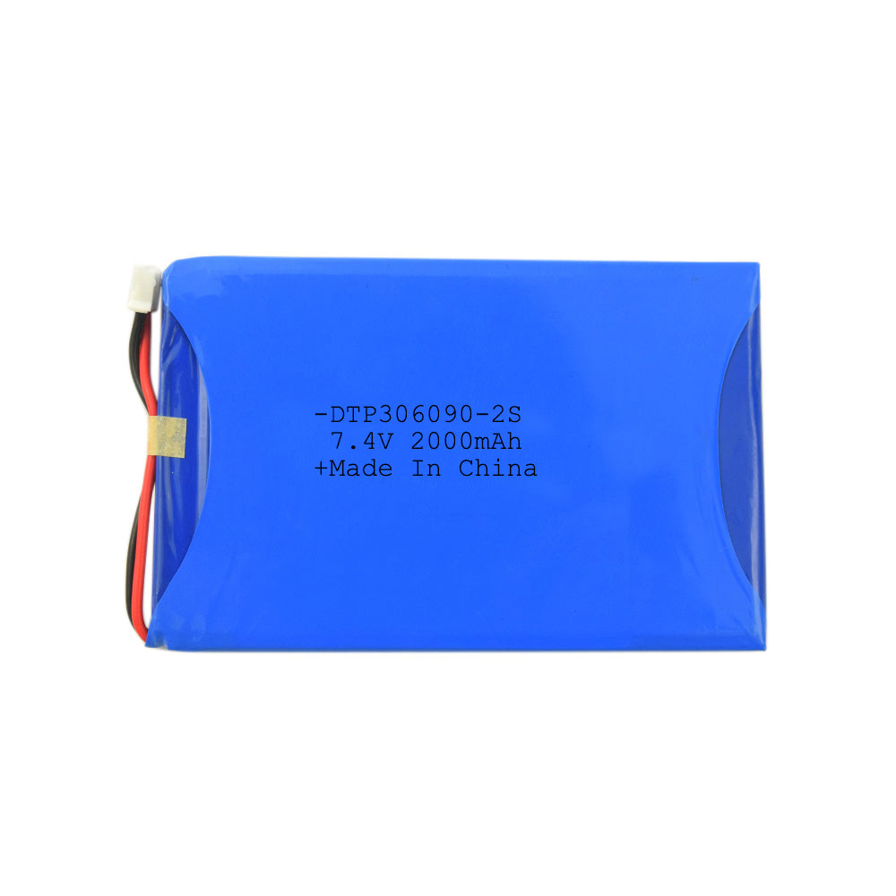 7.4V Lithium Battery Pack 306090-2S 2000mah