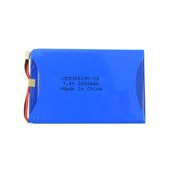 7.4V Lithium Battery Pack 306090-2S 2000mah