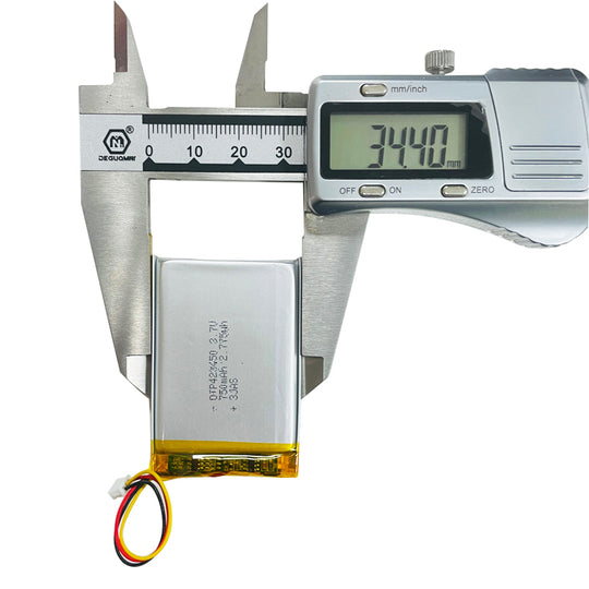 423450 750mAh with KC62133 | 3.7V LiPo Lithium Ion Battery