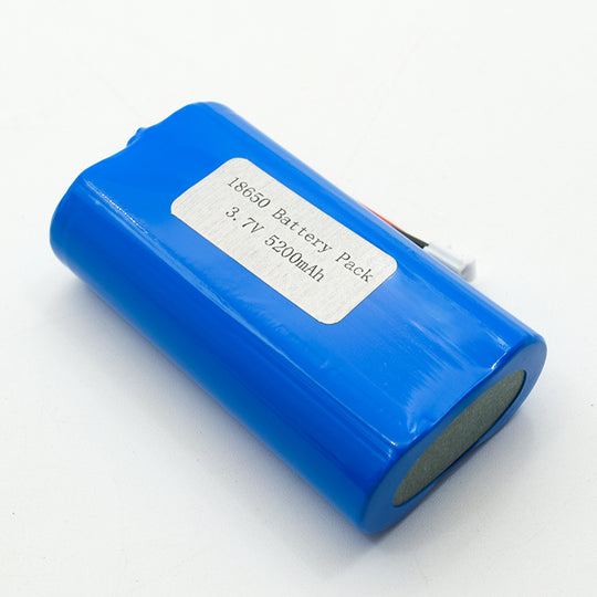 Cylindrical 18650-2P 3.7V  5200mah Li-ion Battery Pack (A-grade cell）