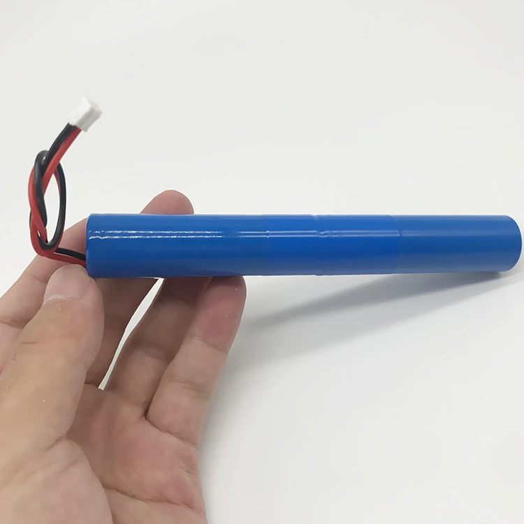 Cylindrical 14500-1S2P 7.4V 750mah Li-ion Battery (A-grade cell）