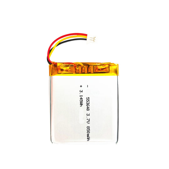 553640 850mAh with KC62133 | 3.7V LiPo Lithium Ion Battery