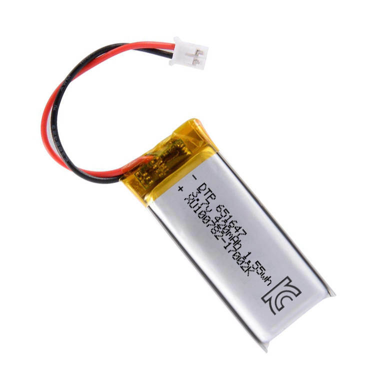 651647 420mAh with KC62133 | 3.7V LiPo Lithium Ion Battery