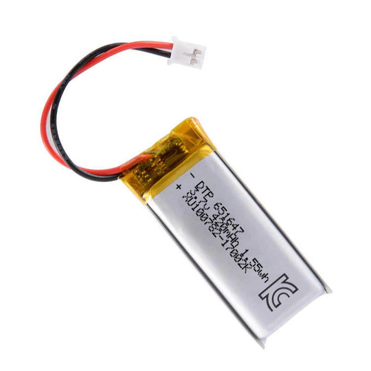 651647 420mAh with KC62133 | 3.7V LiPo Lithium Ion Battery
