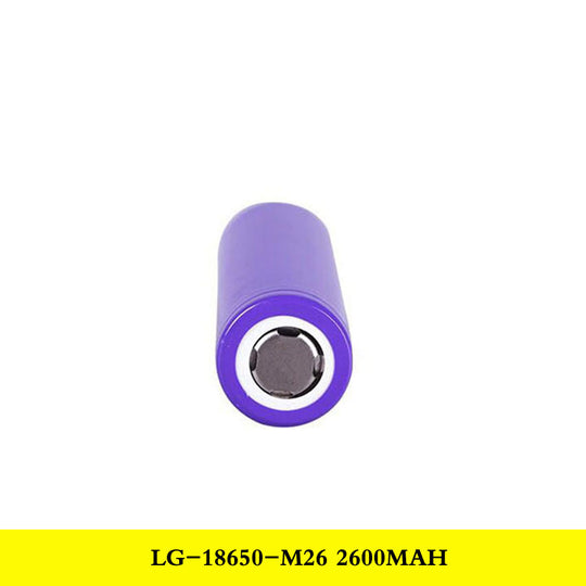 Cylindrical 18650 3.7V 2600mah Li-ion Battery (A-grade cell）