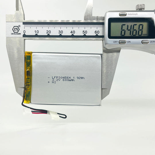 304564 600mAh | 3.2V LiFePO4 Battery