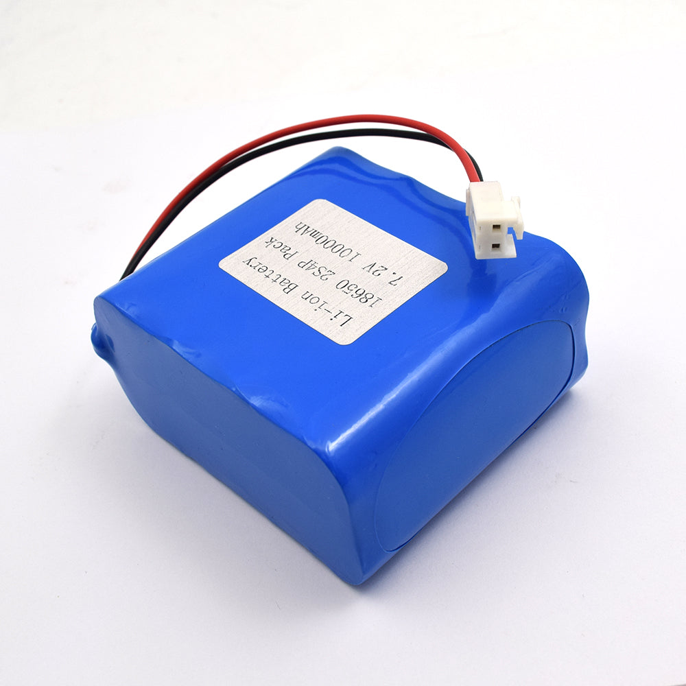 Cylindrical 18650-2S4P 7.4V  10000mah Li-ion Battery Pack (A-grade cell）
