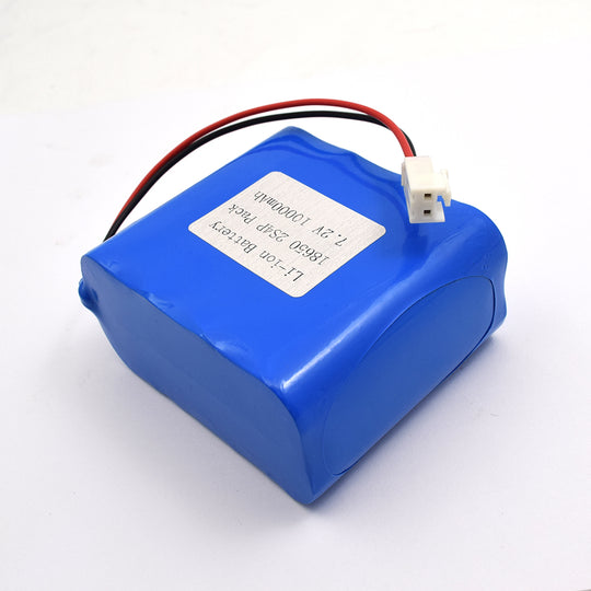 Cylindrical 18650-2S4P 7.4V  10000mah Li-ion Battery Pack (A-grade cell）