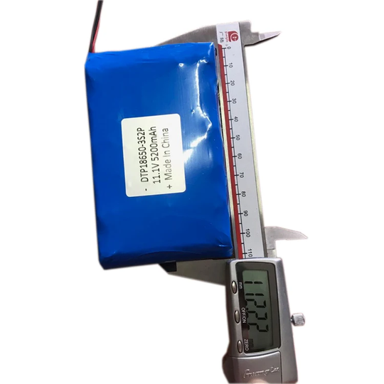 Cylindrical 18650-3S2P 11.1V  5200mah Li-ion Battery Pack (A-grade cell）