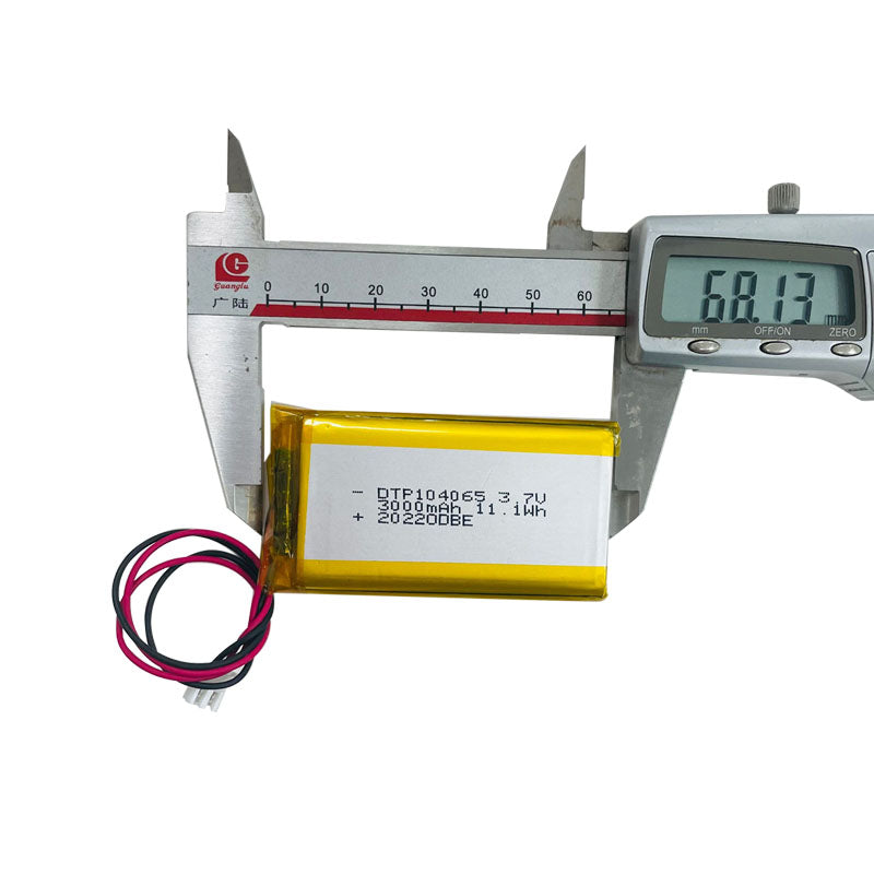 104065 3000mAh with KC62133, IEC62133, BIS, CE & RoHS | 3.7V LiPo Lithium Ion Battery