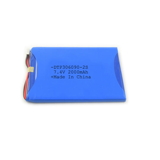 7.4V Lithium Battery Pack 306090-2S 2000mah
