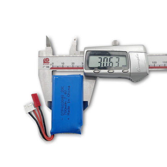 603048-2S 700mAh | 7.4V 20C High Rate Lithium Battery