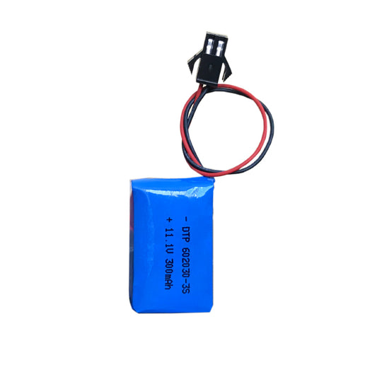 11.1V Lithium Battery Pack 602030-3S 300mah