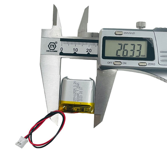 102525 400mAh | 3.2V LiFePO4 Battery