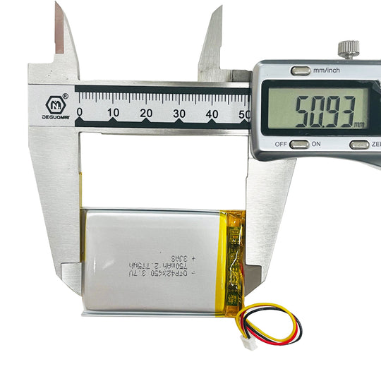 423450 750mAh with KC62133 | 3.7V LiPo Lithium Ion Battery
