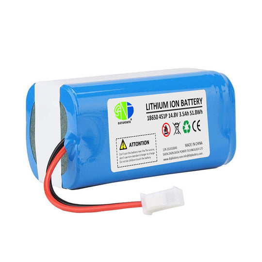 Cylindrical 18650-4S1P 14.8V  3500mah Li-ion Battery Pack (A-grade cell）