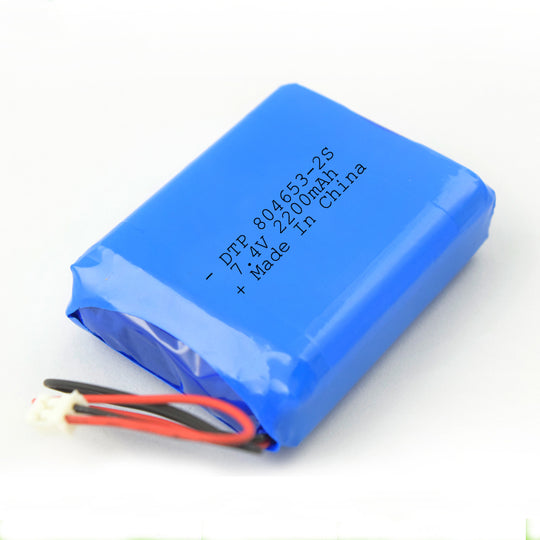 7.4V Lithium Battery Pack 804653-2S 2200mah